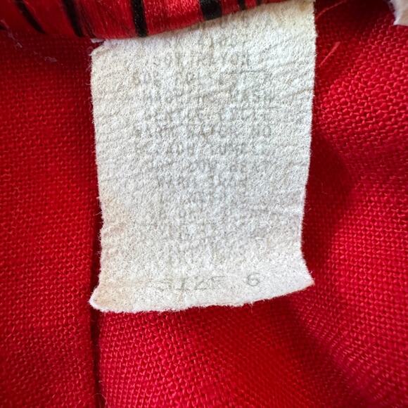 Vintage ‘90s Metro New York Red Belted Knee Length Pencil Skirt - Picture 9 of 9